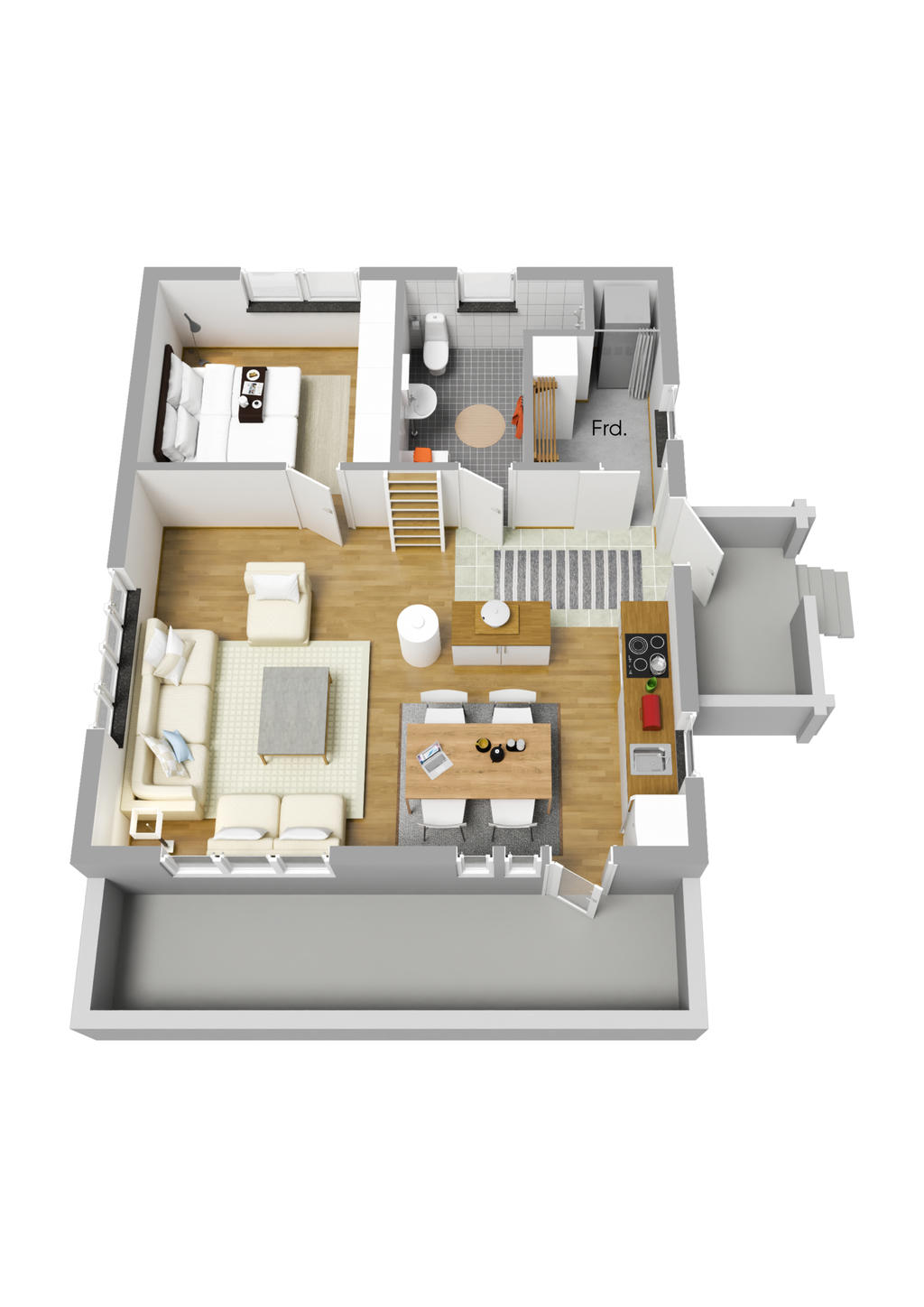 Planlösning 3D