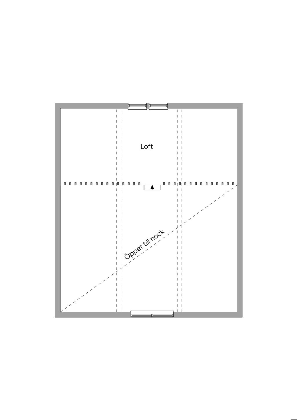 Planlösning loft