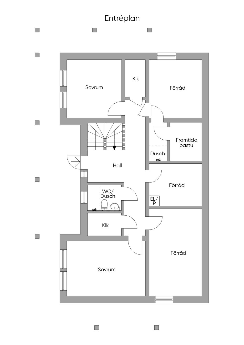 Planlösning Entréplan