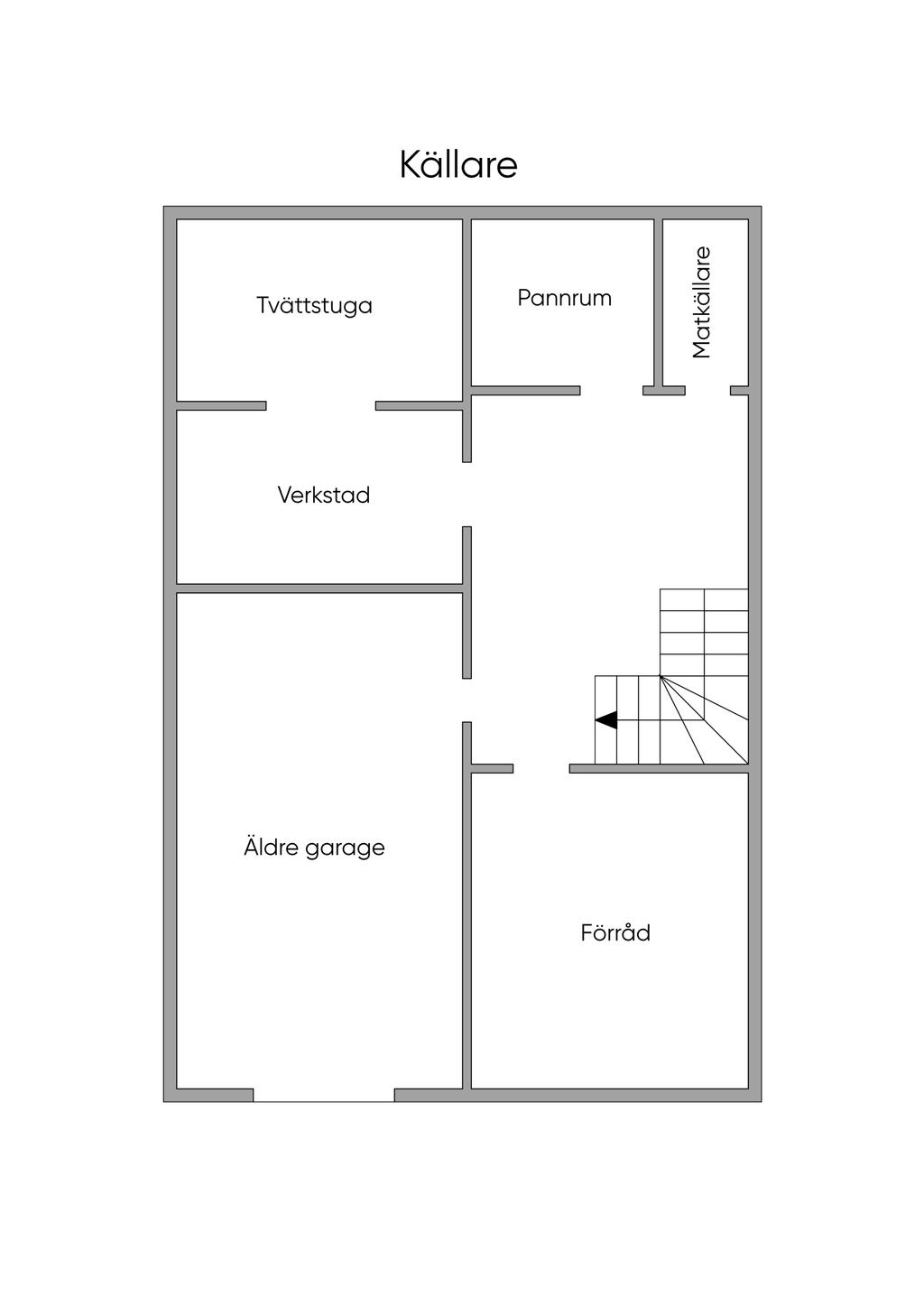 Planlösning källarplan