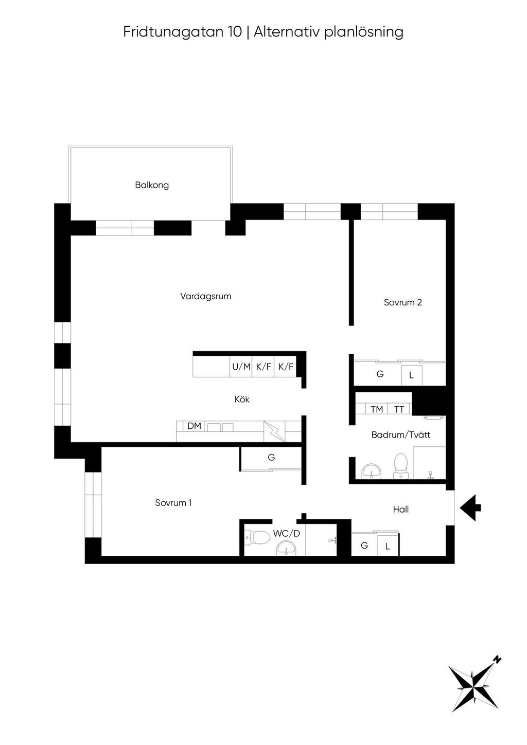 Alternativ planlösning