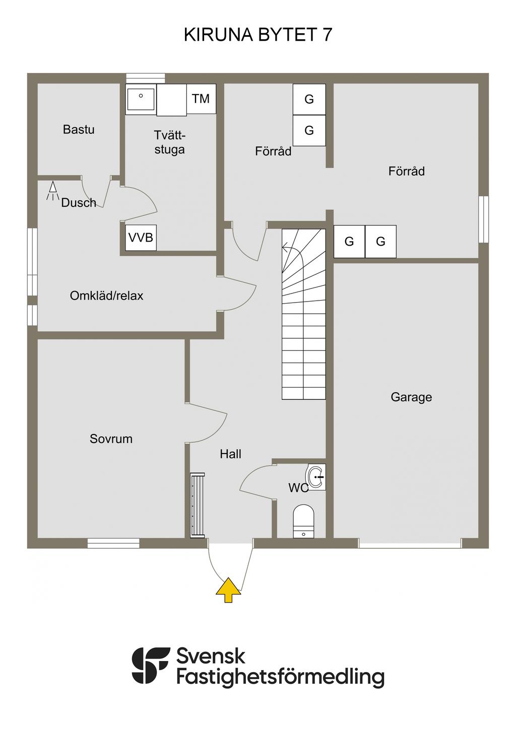 Planlösning entréplan