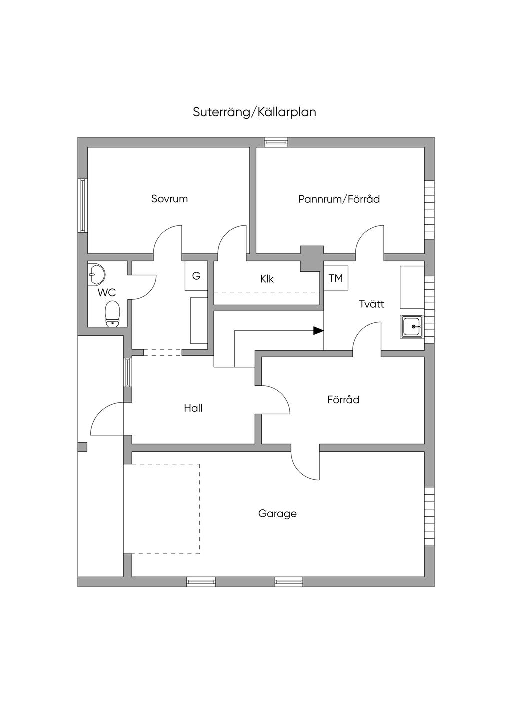 Suterräng/Källarplan