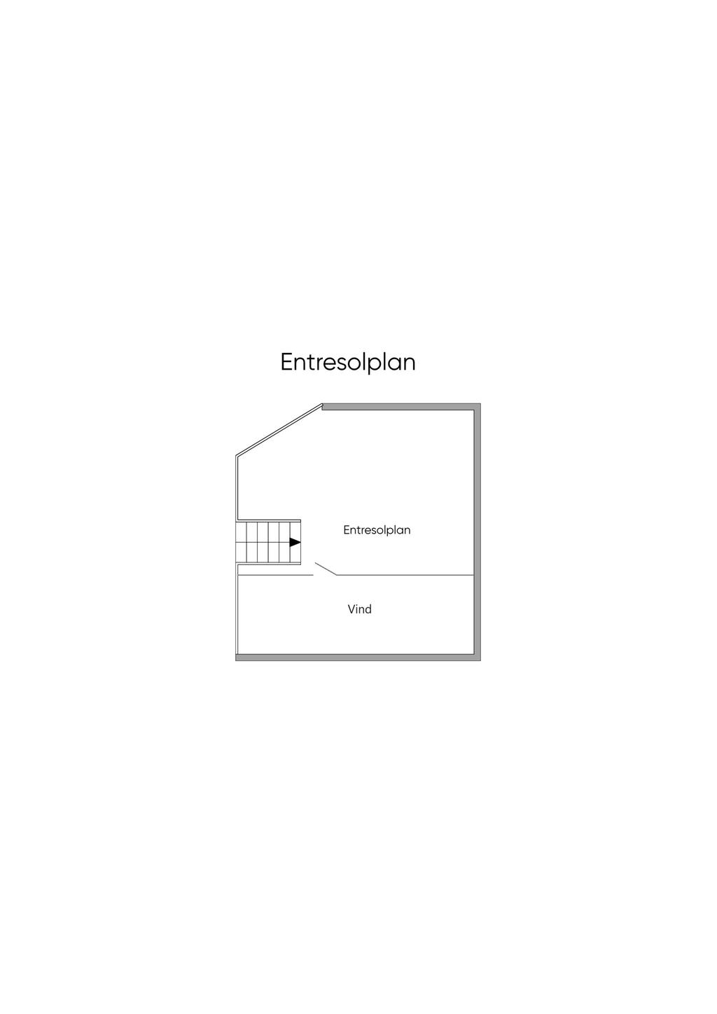Planlösning entresolplan