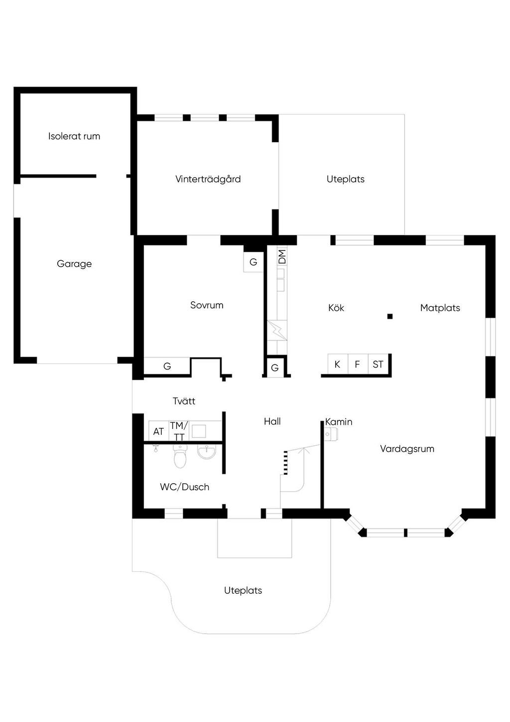 Planlösning entréplan.