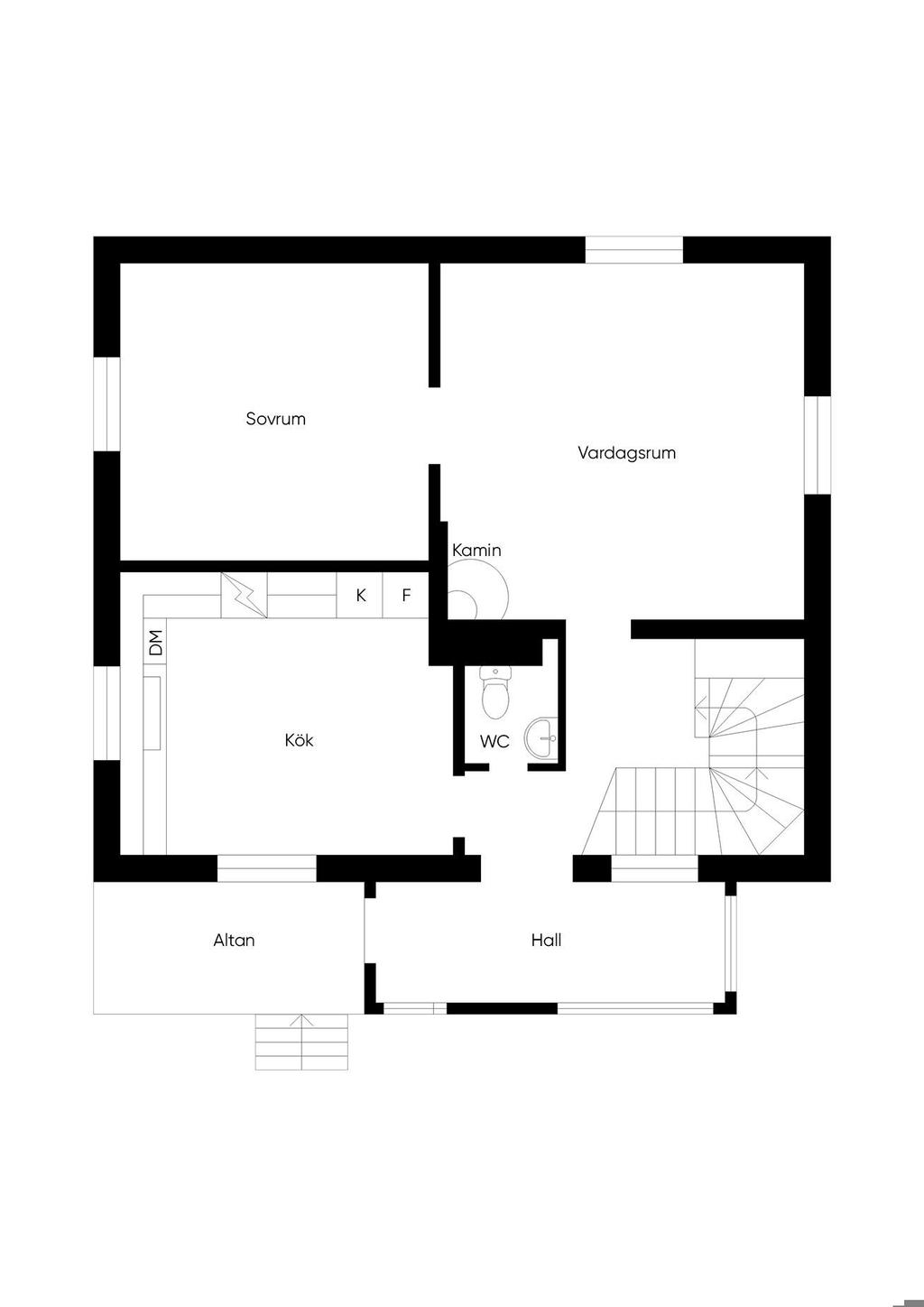 Planlösning entréplan