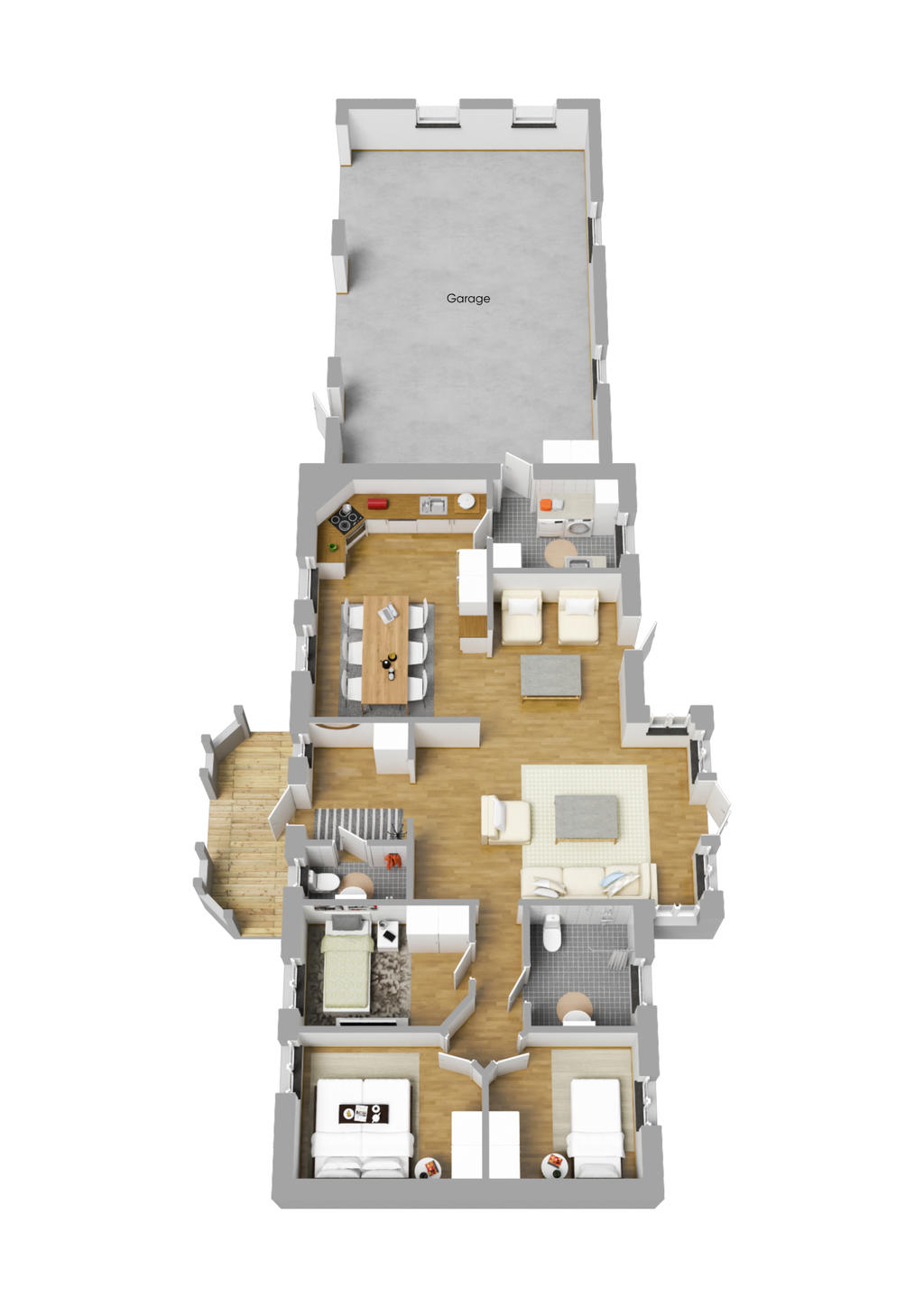 Planlösning 3D