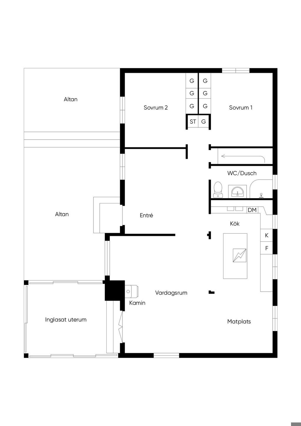 Planritning entréplan