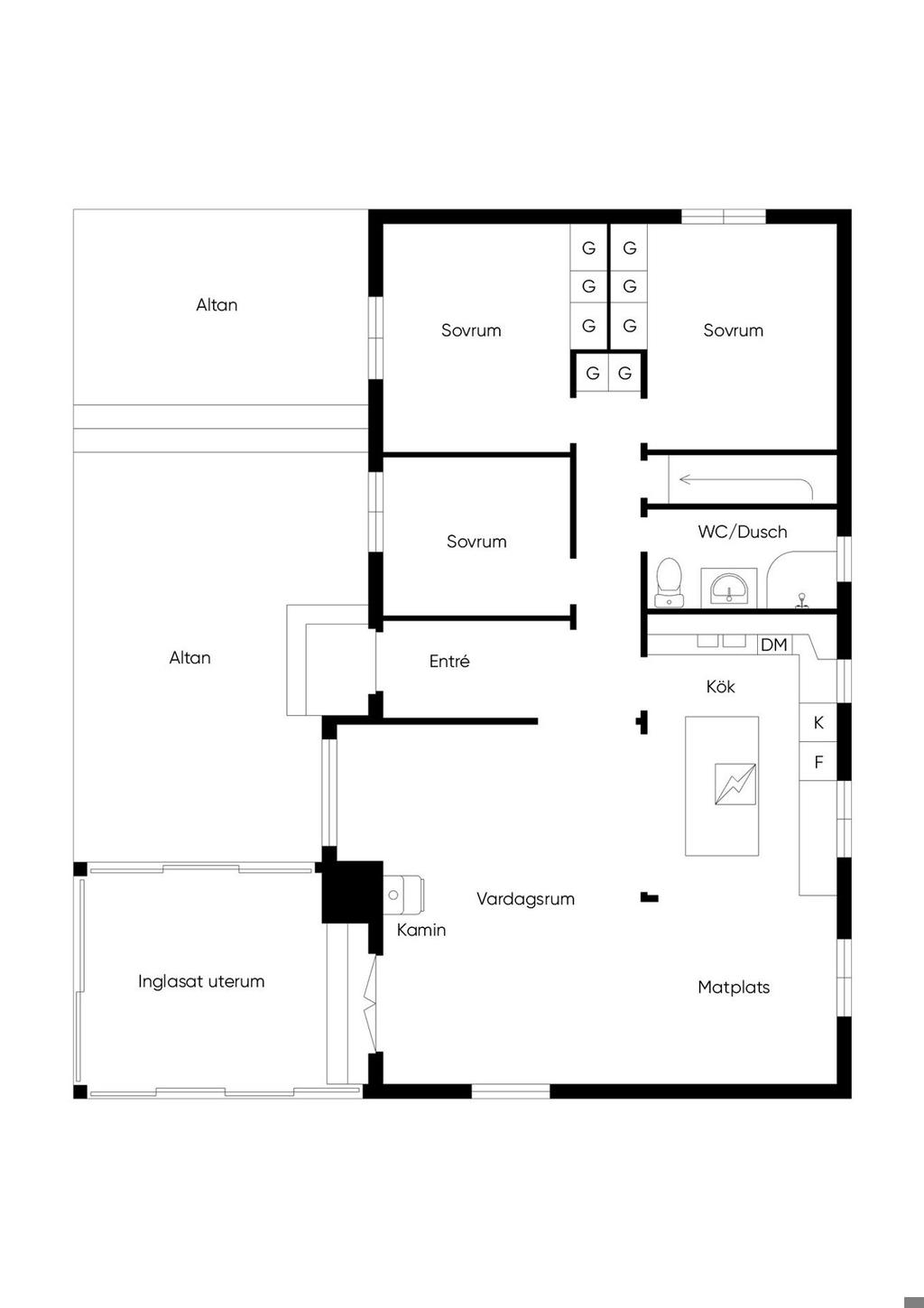 ALTERNATIV planritning entréplan
