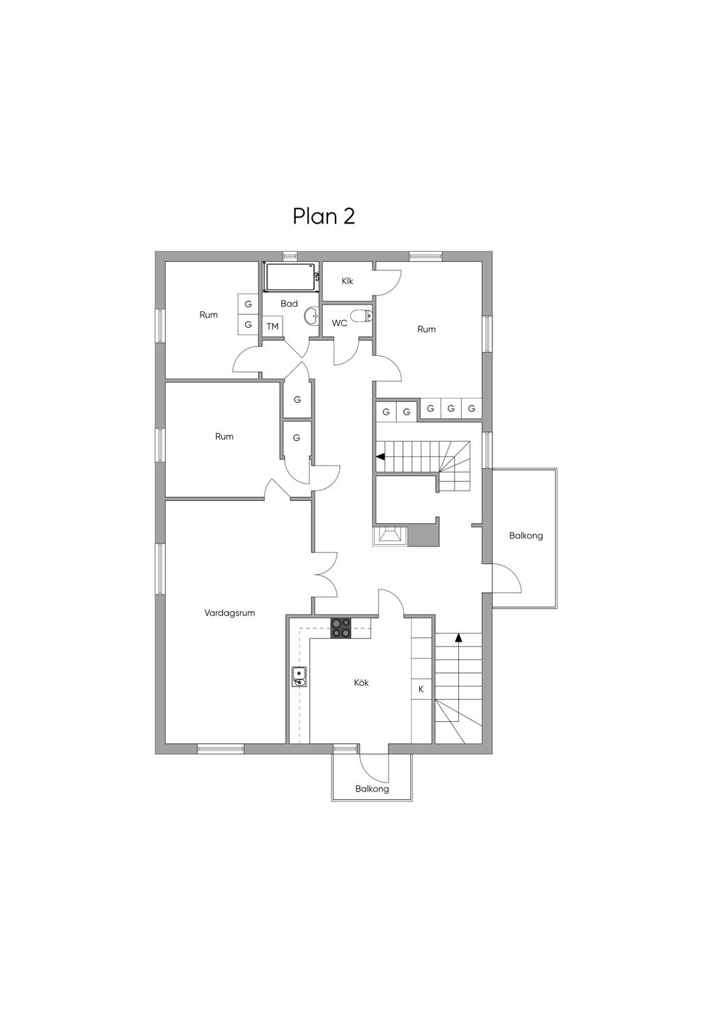Lägenheten plan 2