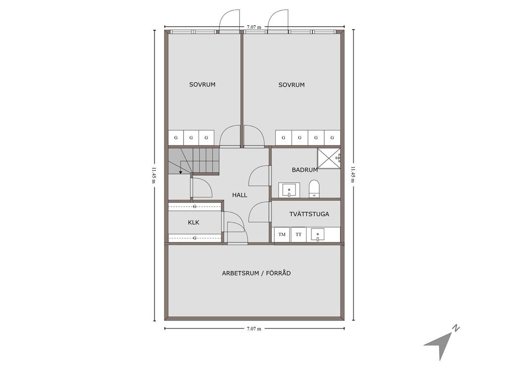 Planskiss bottenplan