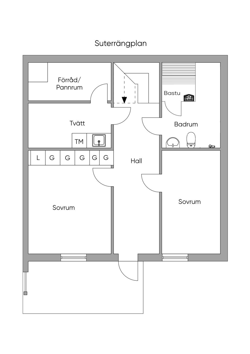 Suterrängplan