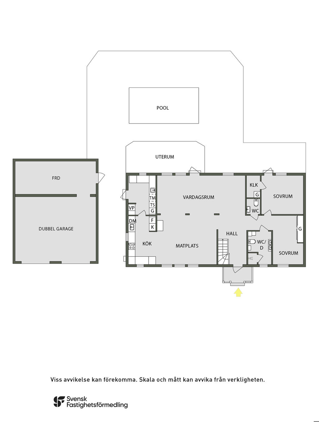 Planlösning entréplan