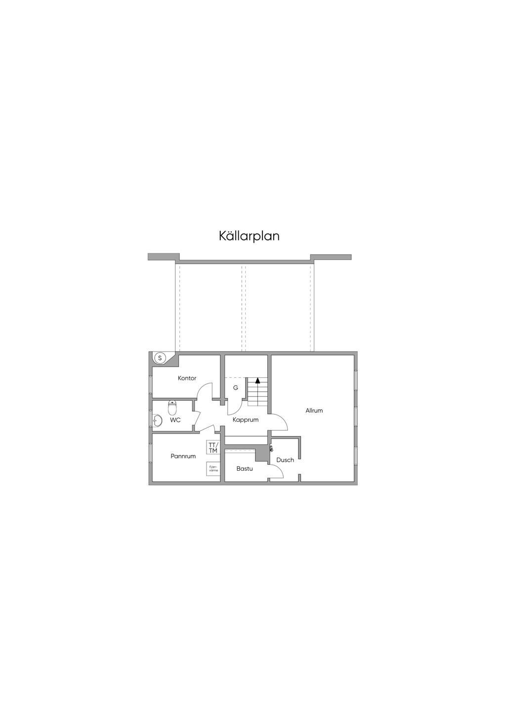 Planlösning källarplan