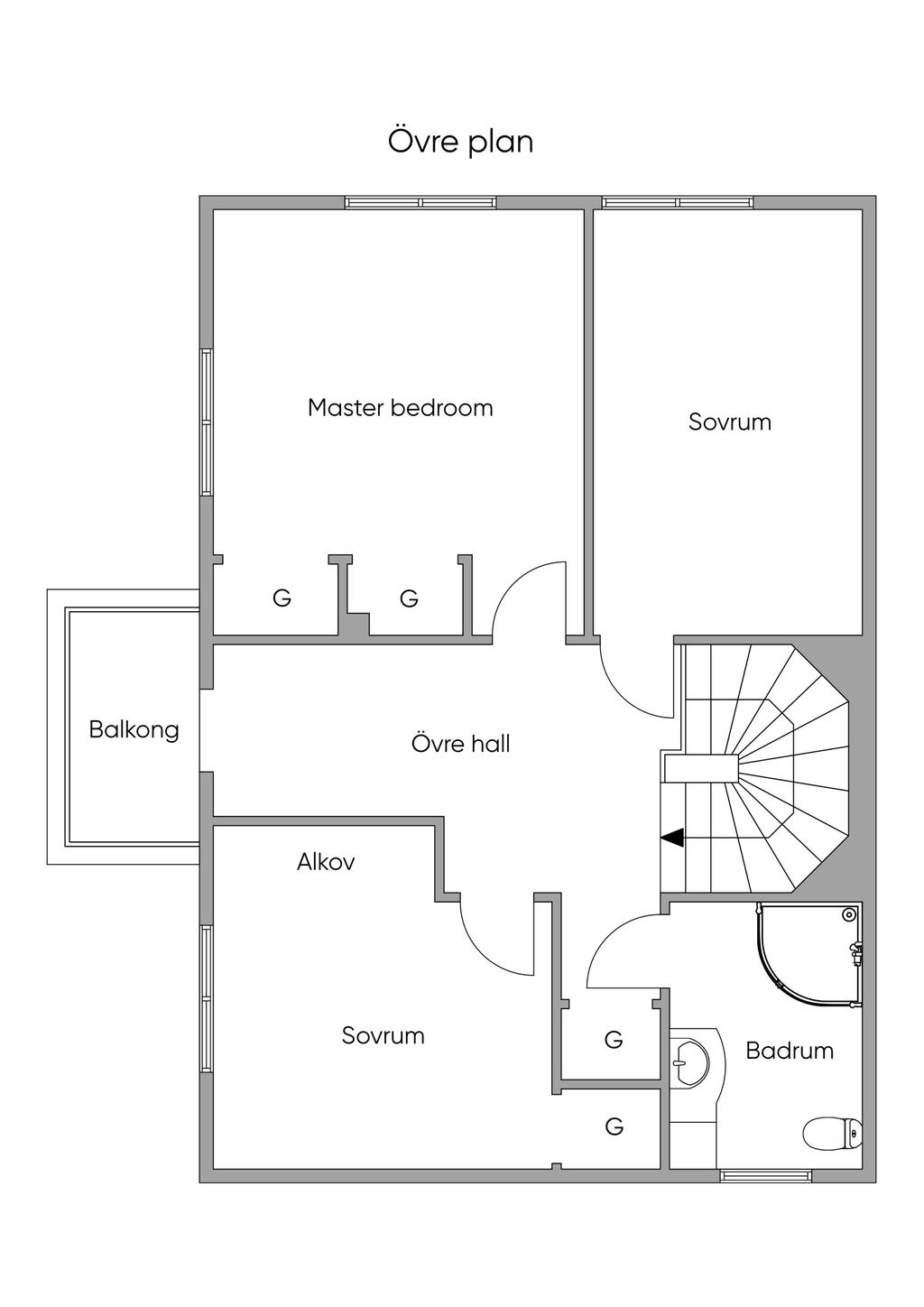 Planskiss, Övre Plan 2D