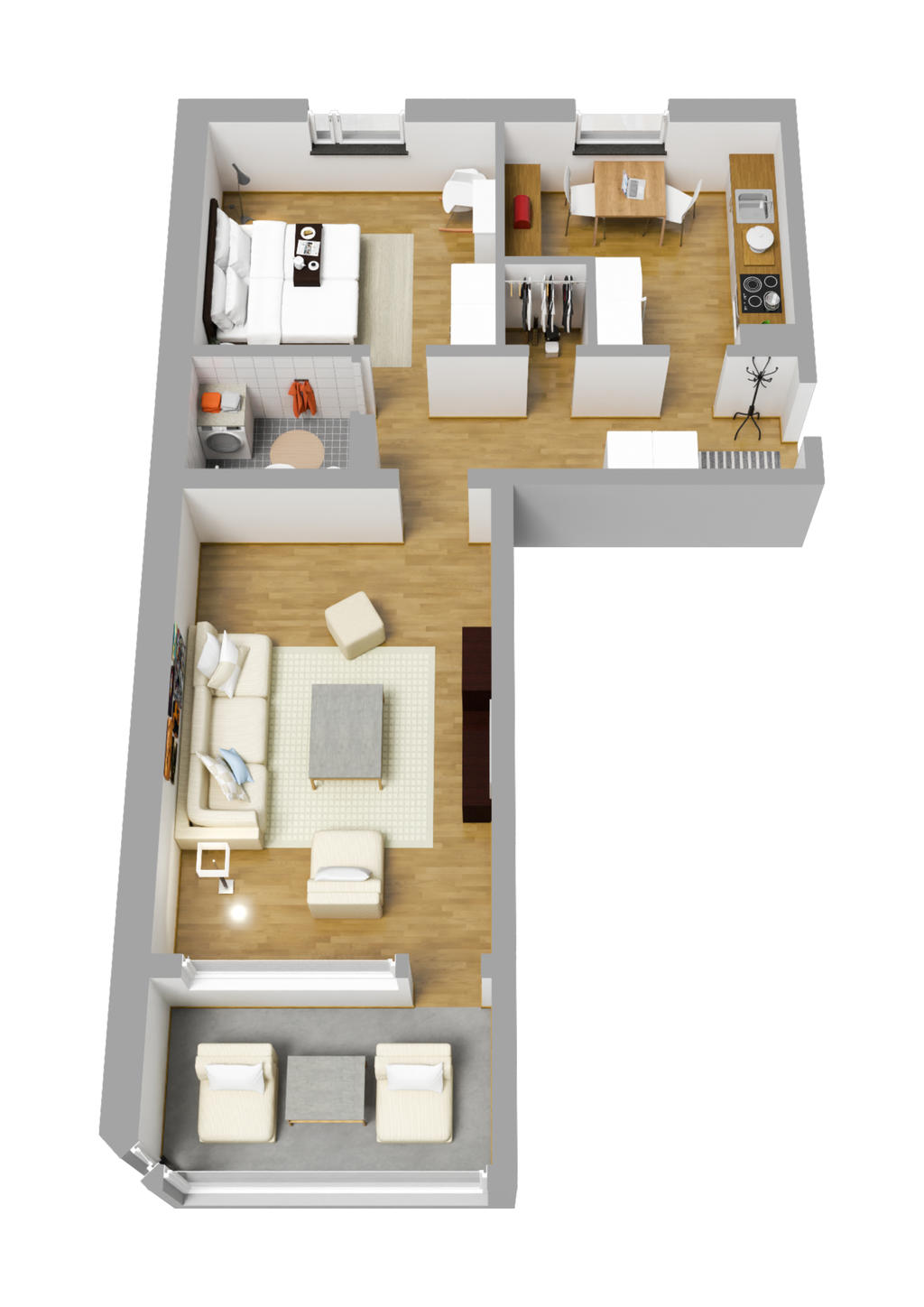 Planlösning 3D