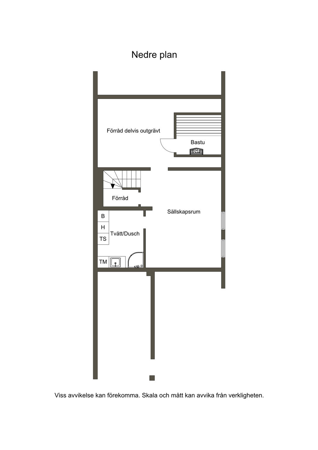 Planskiss Nedre Plan, 2D