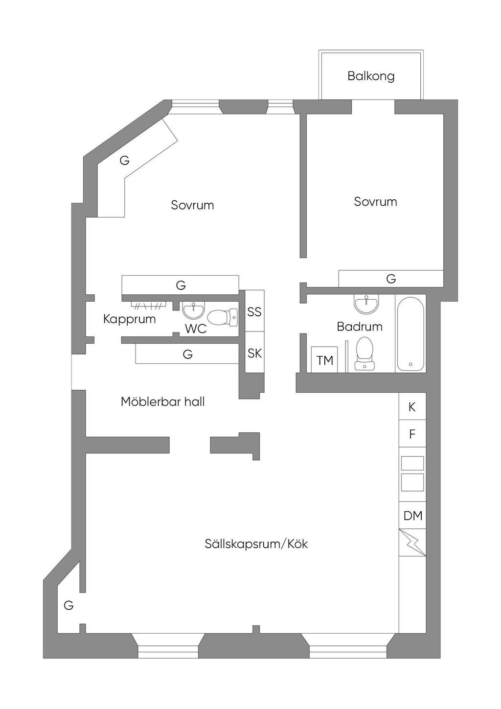 Alternativ planlösning 