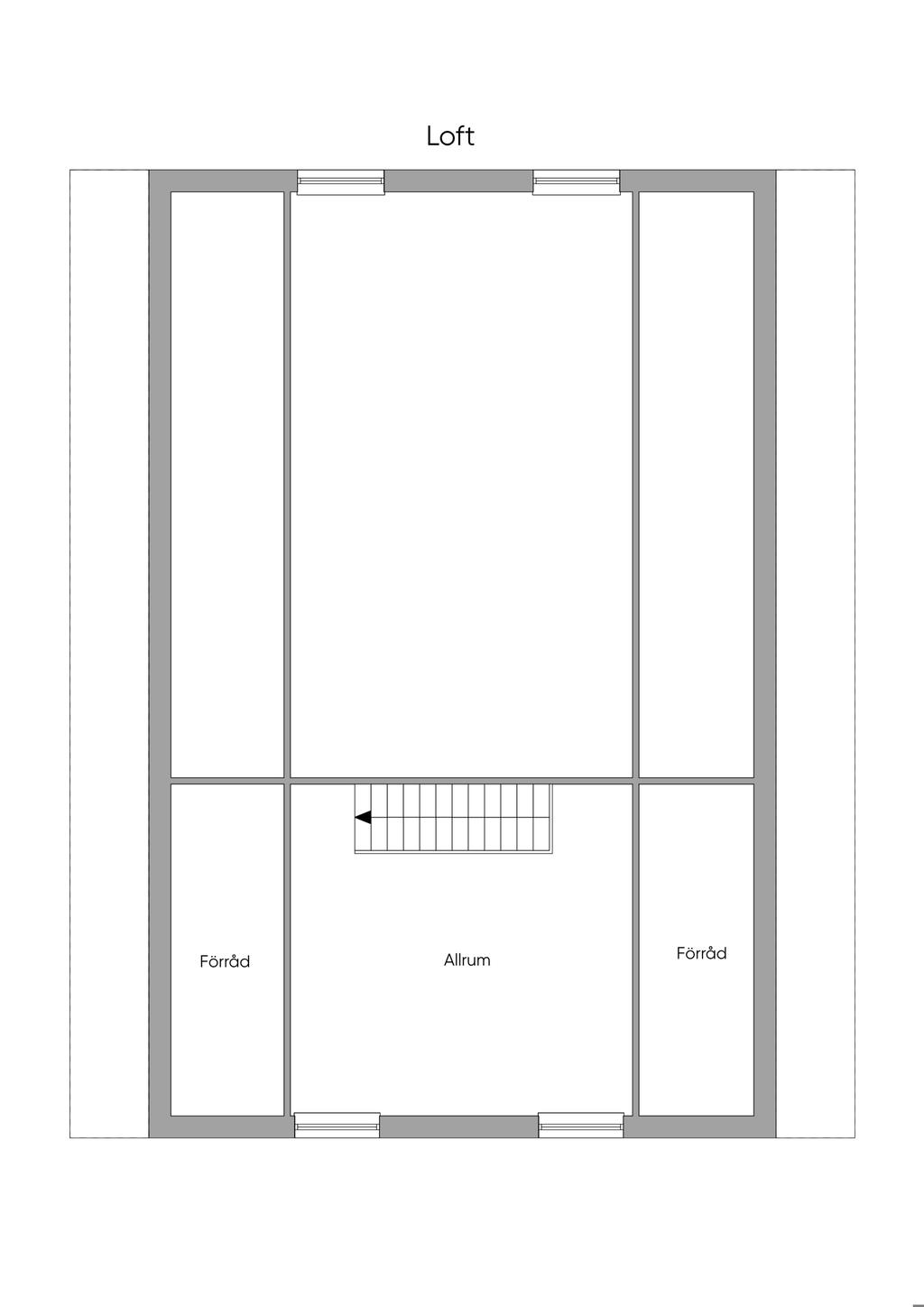 Planlösning loft