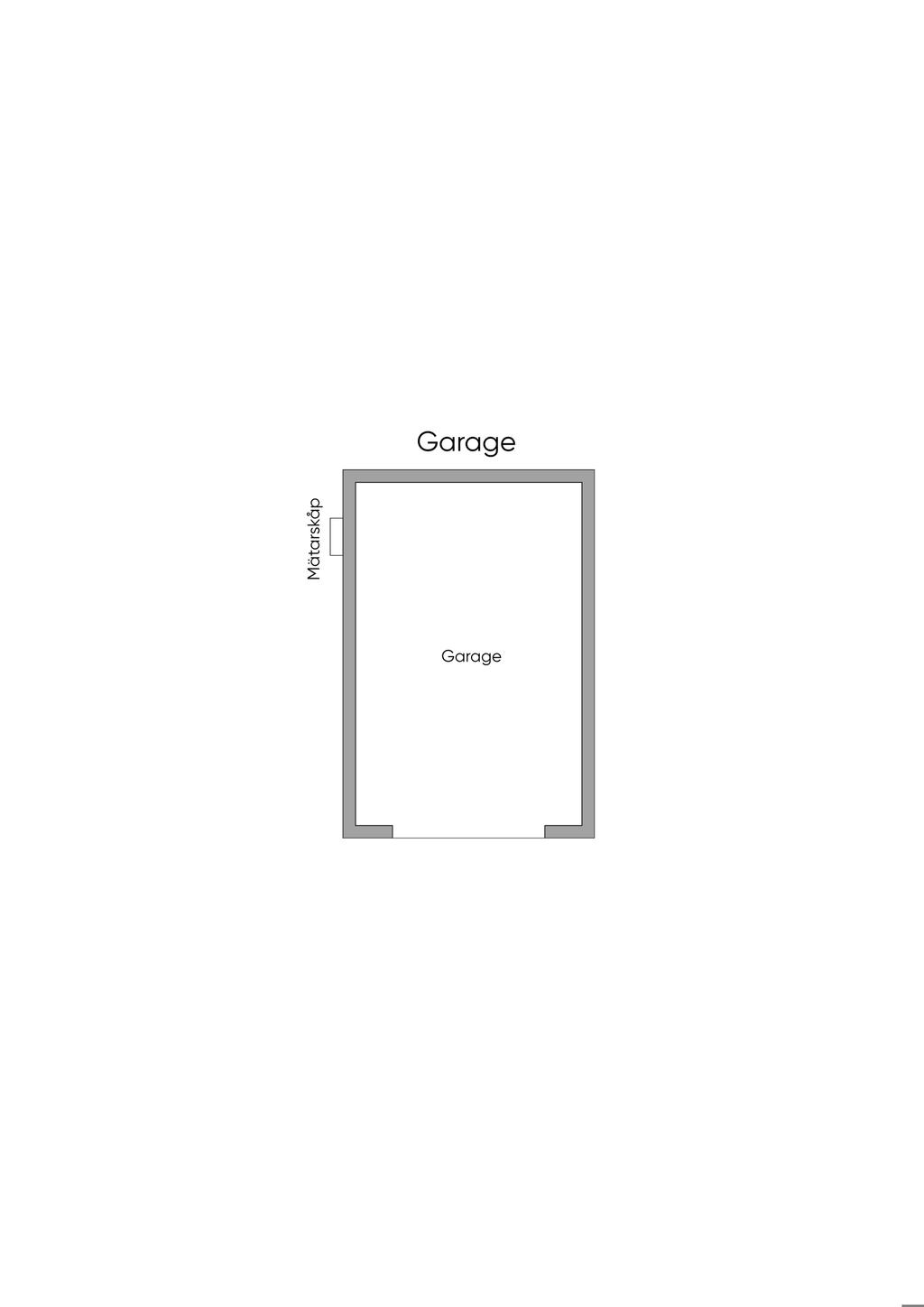 Planlösning garage