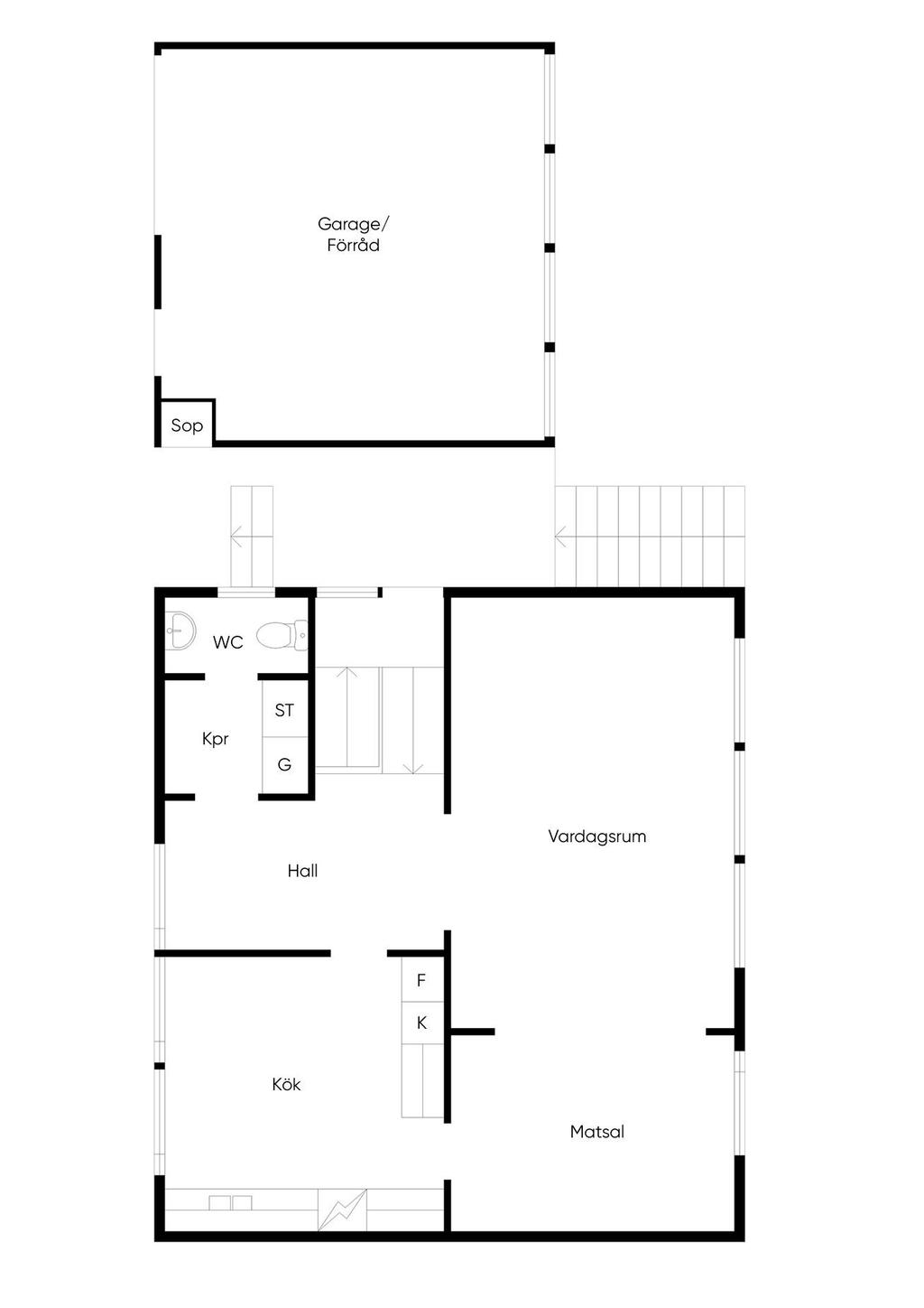 Planlösning entréplan