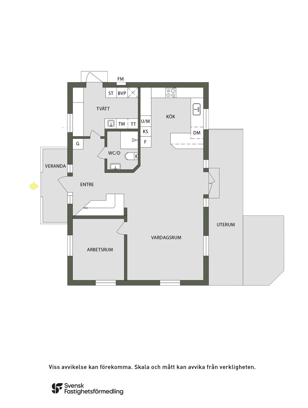 Planlösning entréplan