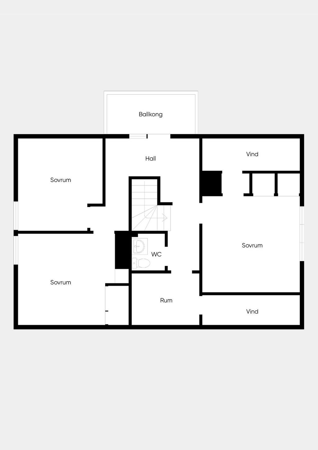 Övre plan.