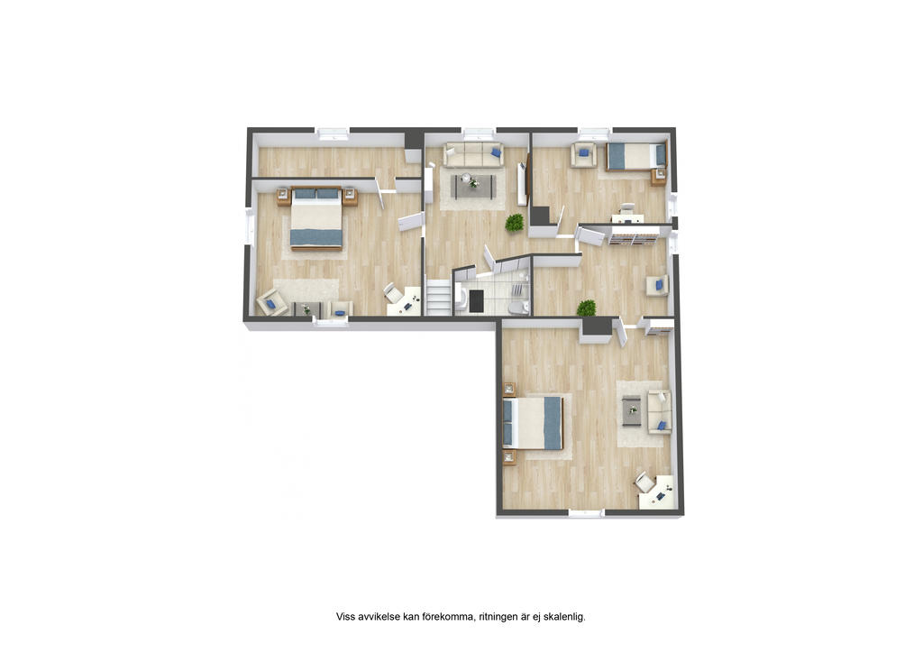 Planlösning övre plan