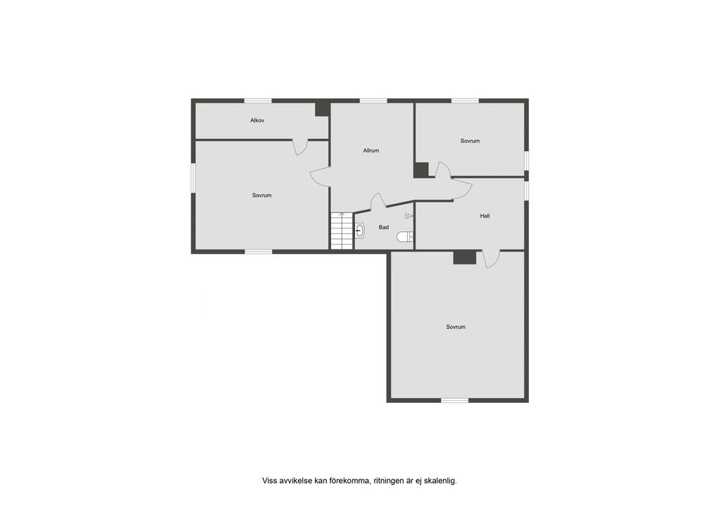 Planlösning övre plan