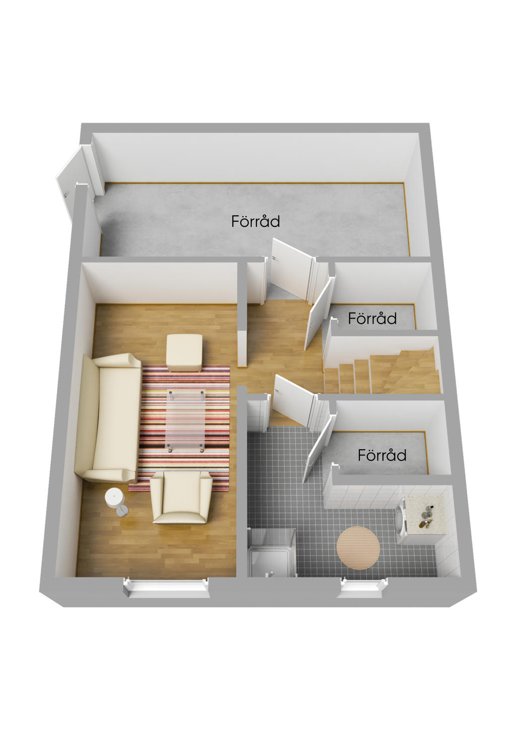 Planlösning källarplan