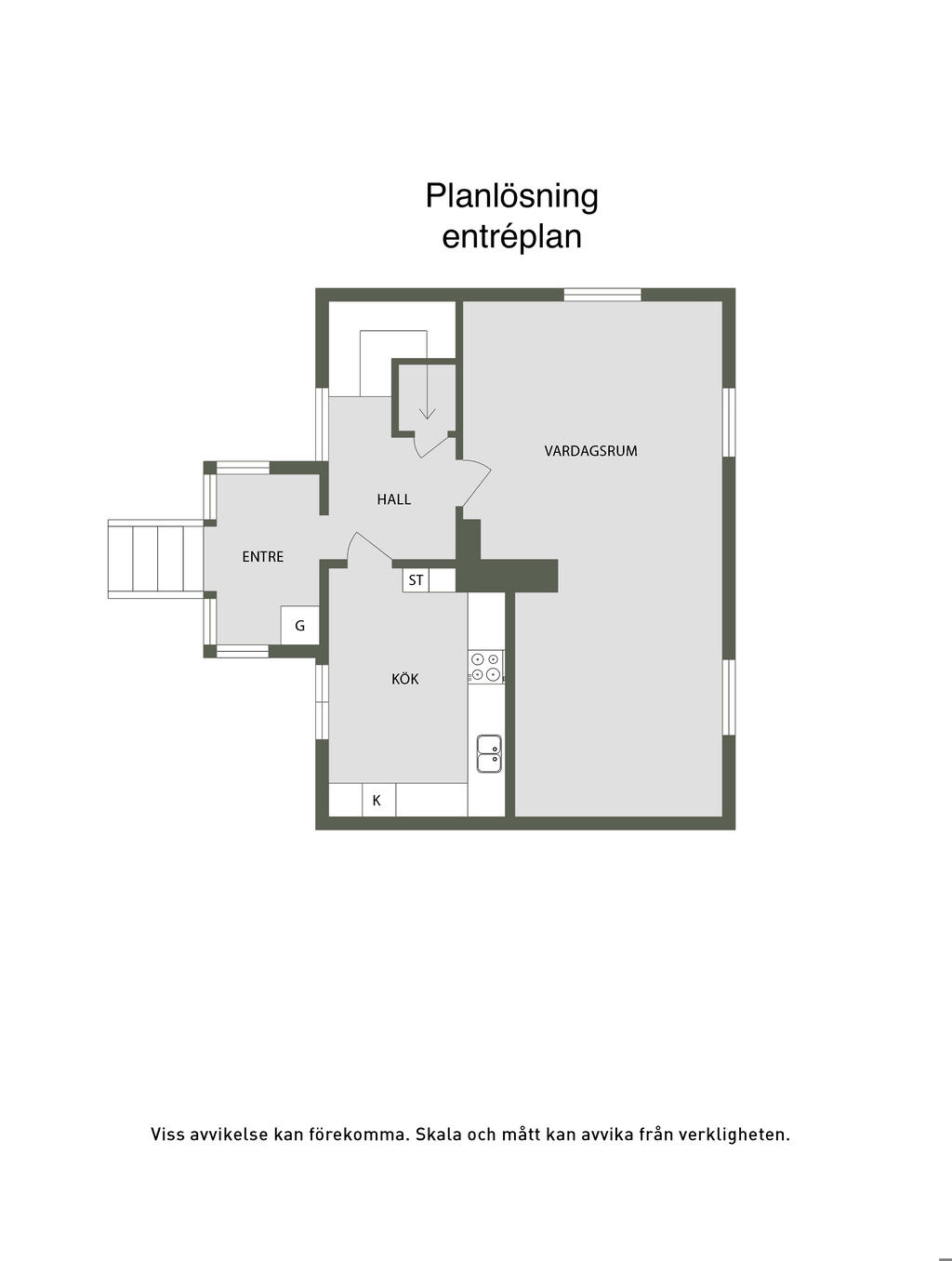 Planlösning entréplan