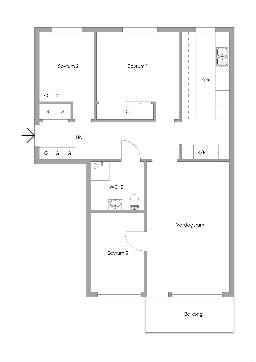 Alternativ planlösning