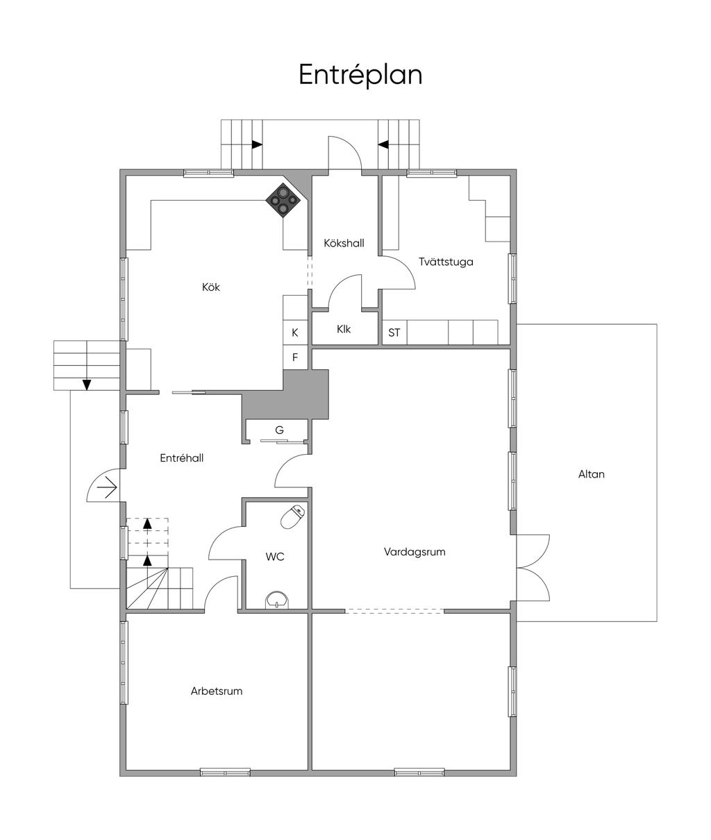 Planlösning entréplan