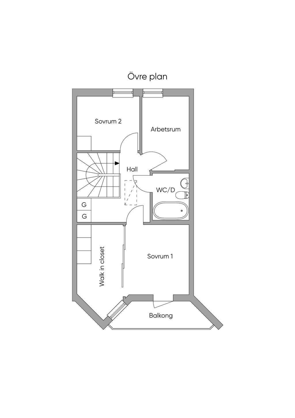 Övre plan