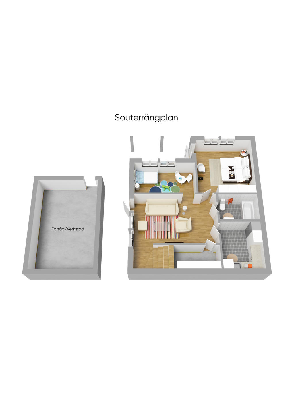 Souterrängplan 3D