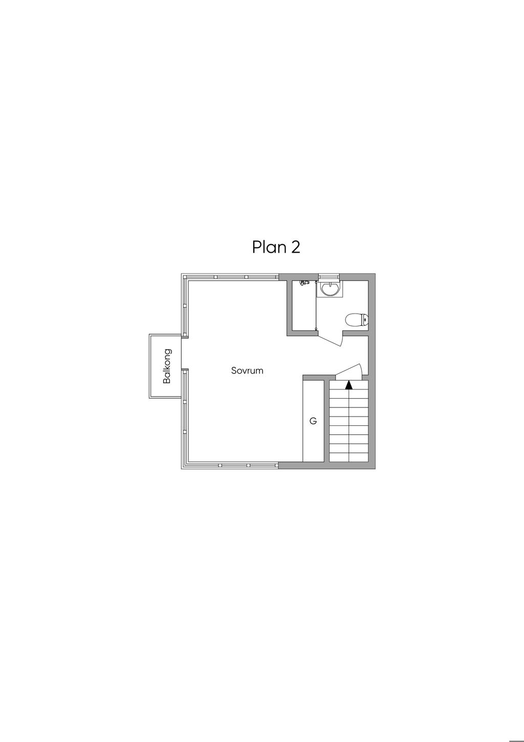 Planlösning, 2:dra plan