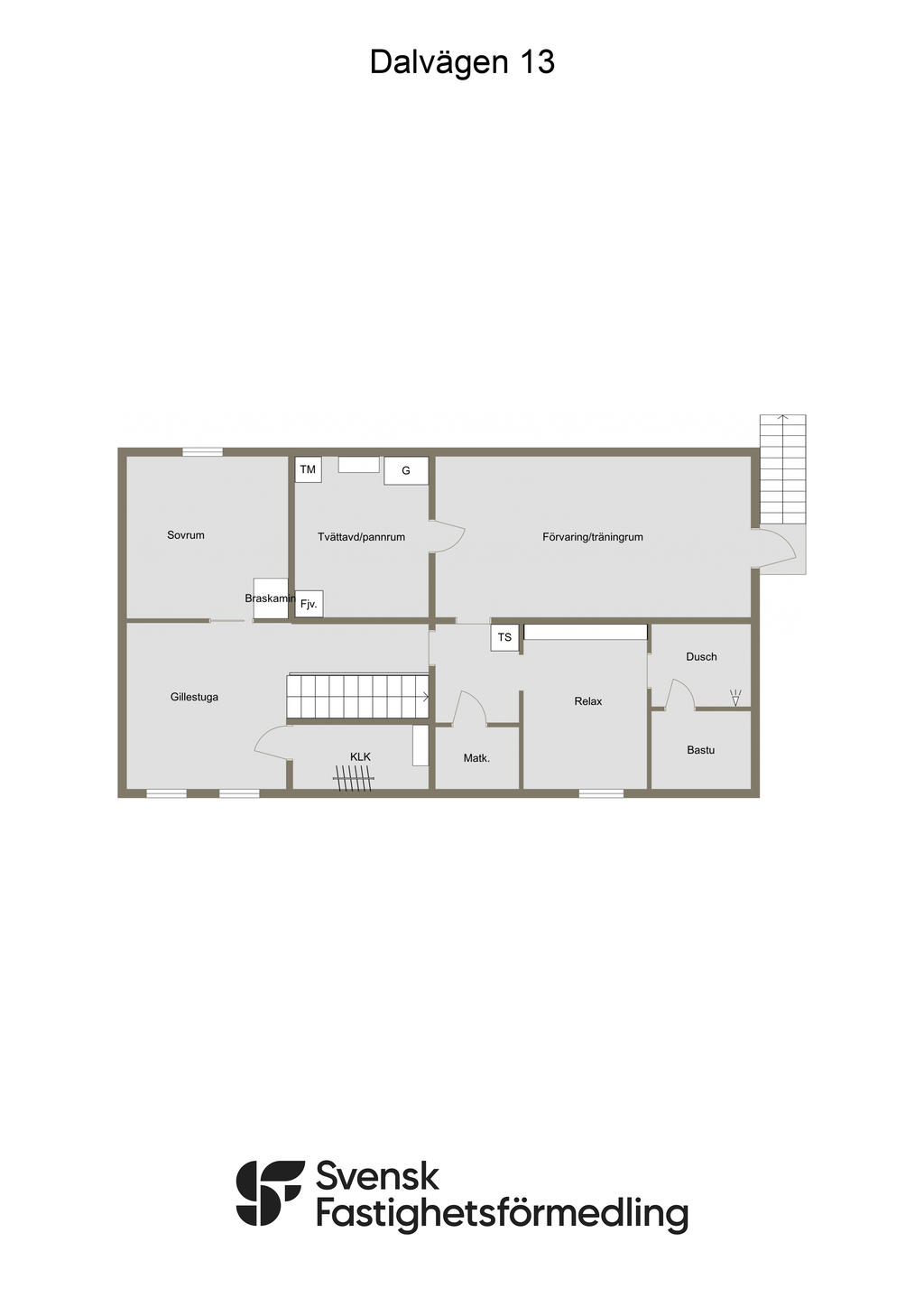 Planlösning källarplan
