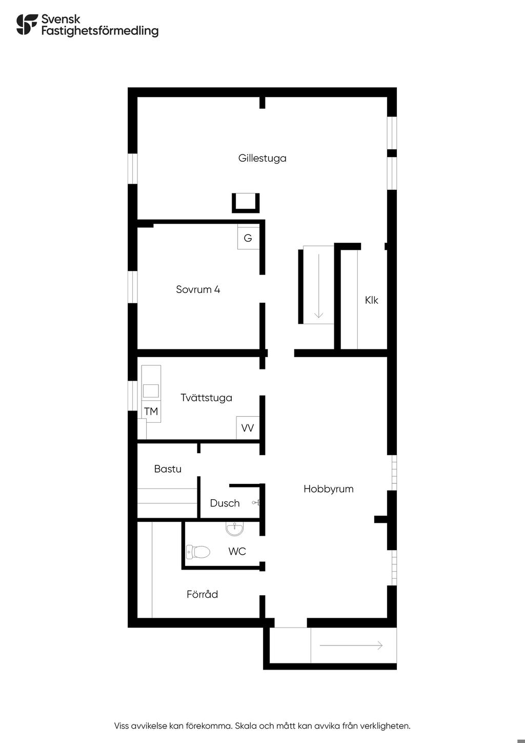 Planlösning källare