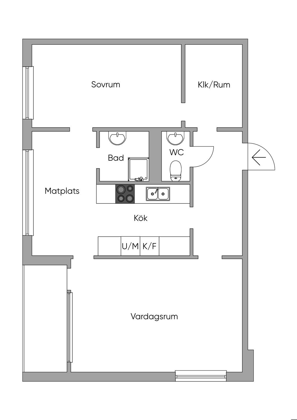 Alternativ planlösning