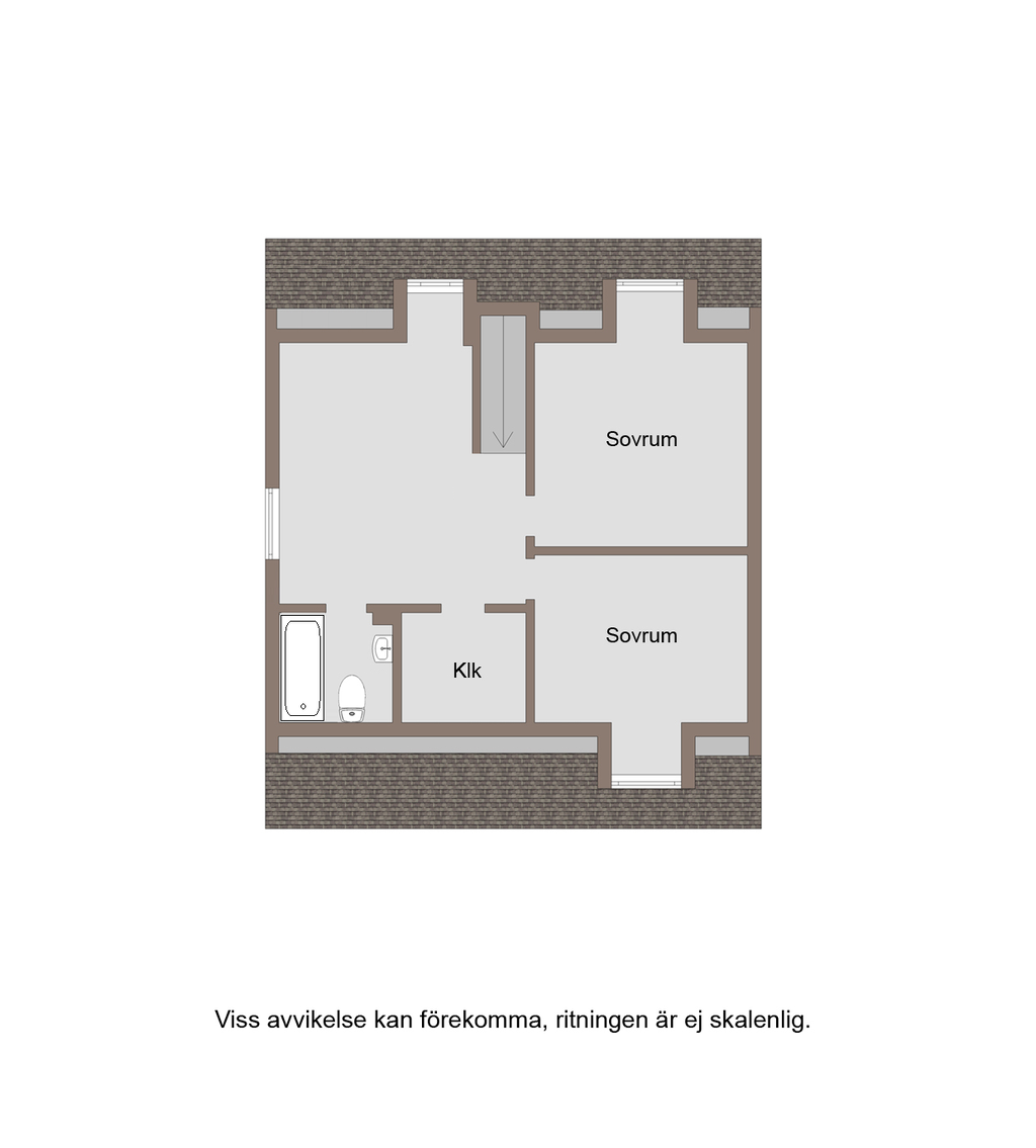 Planritning Övervåning