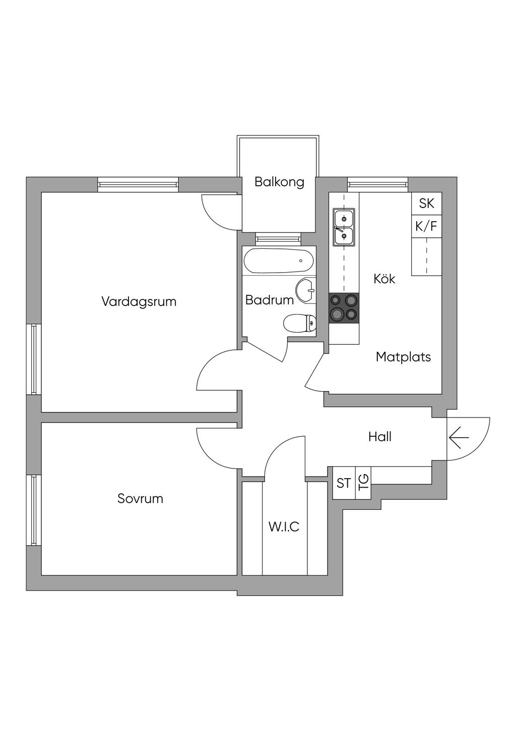 Planlösning 2D