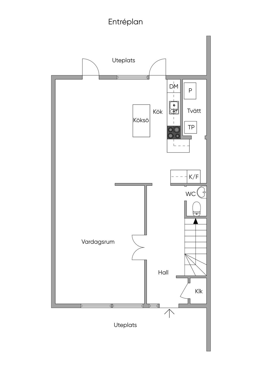 Planskiss, Entréplan 2D