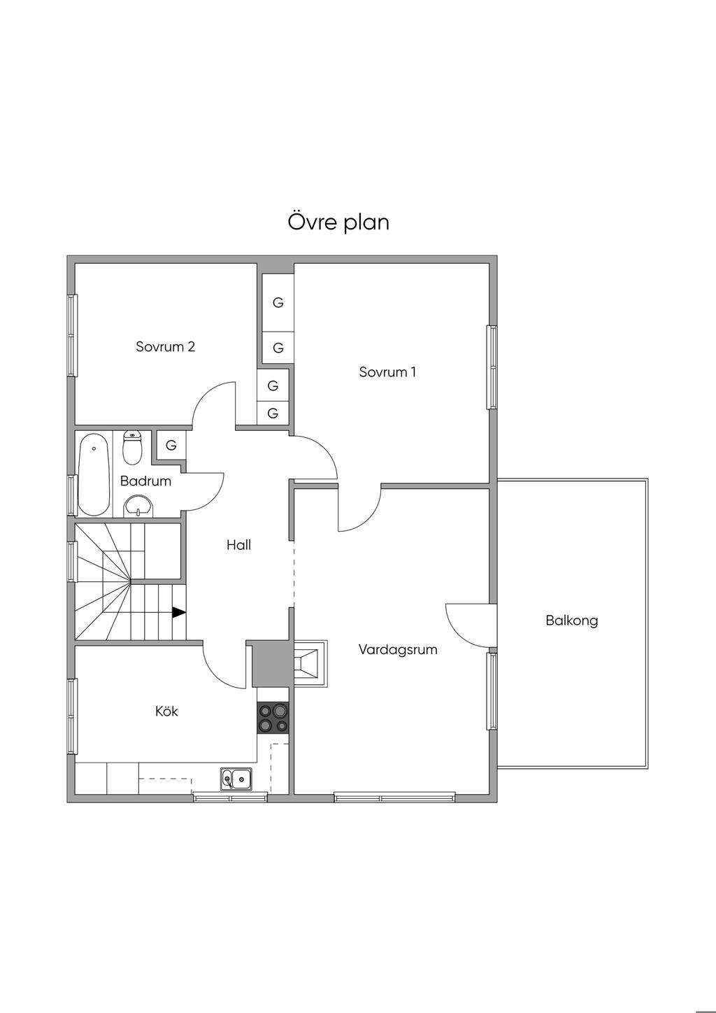 Övre plan