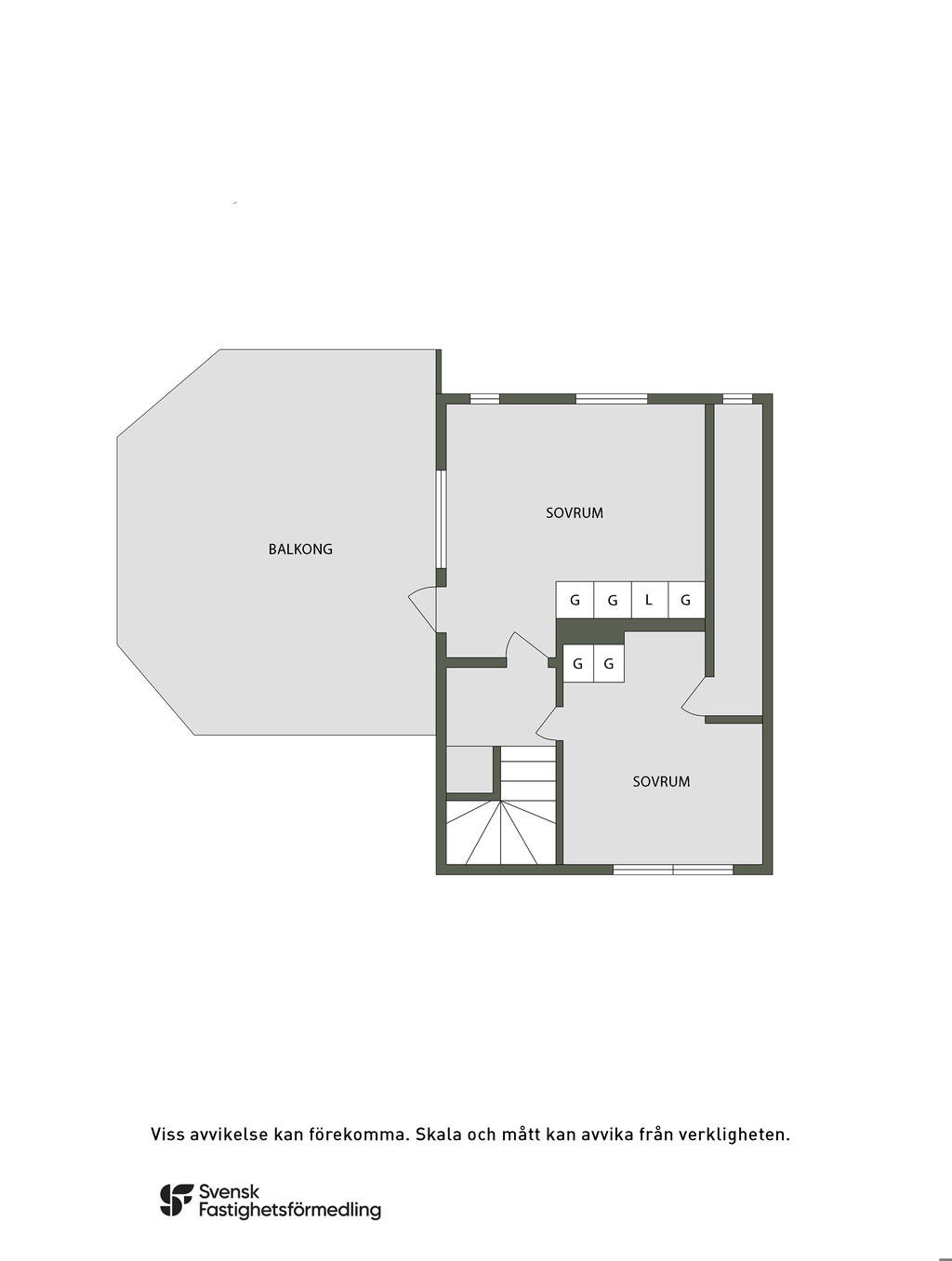 Planlösning övre plan