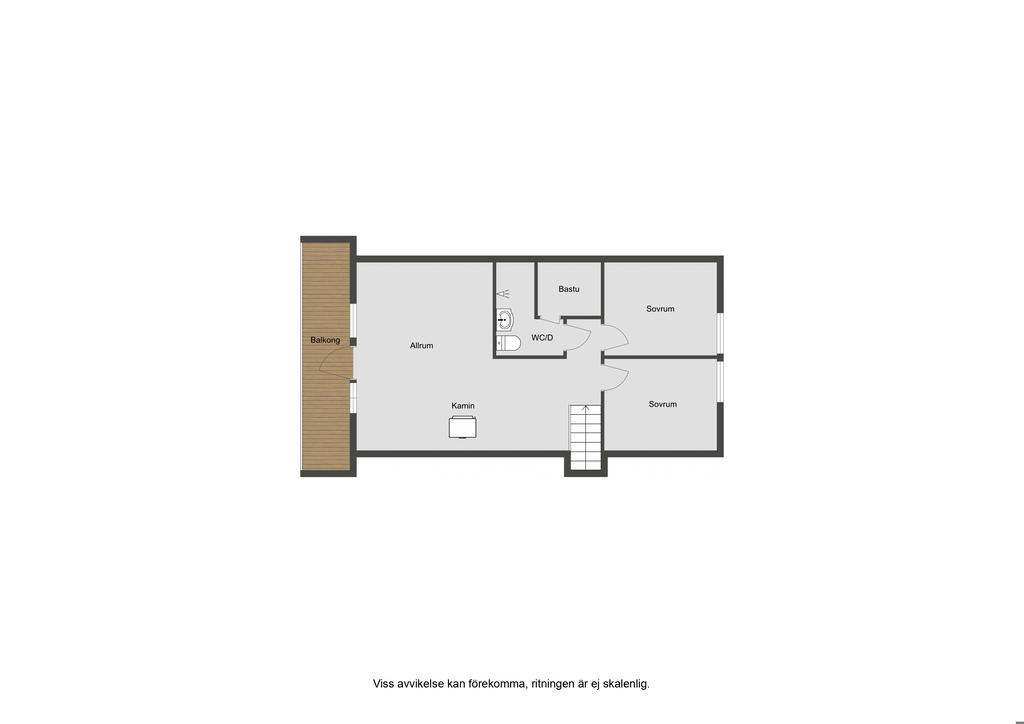Planlösning övre plan