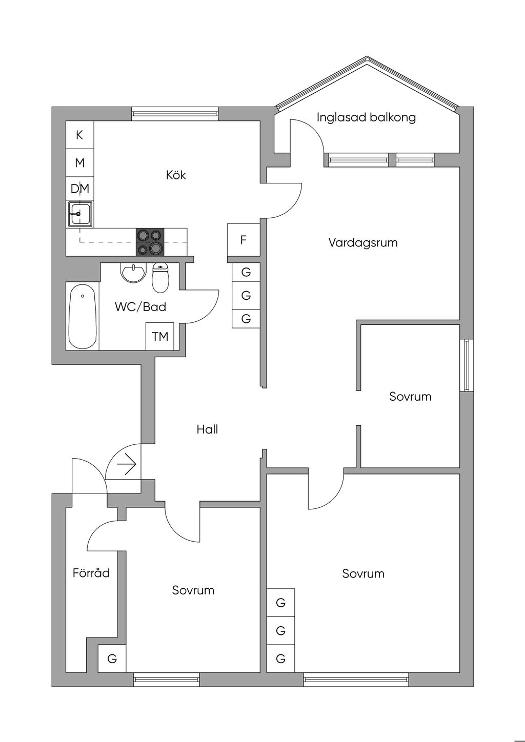 Alternativ planlösning