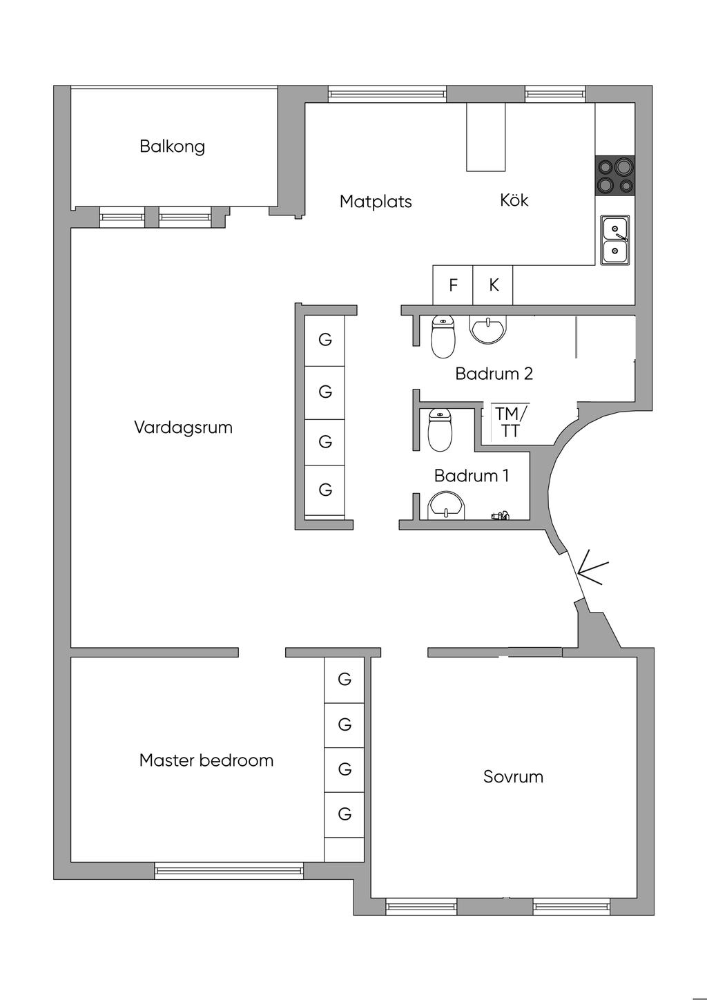 Alternativ planlösning