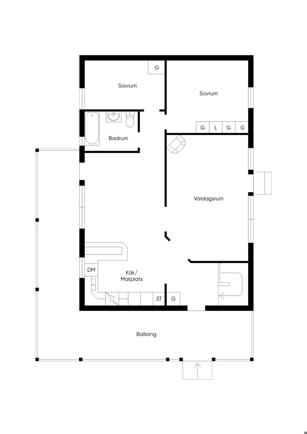 Övre plan.