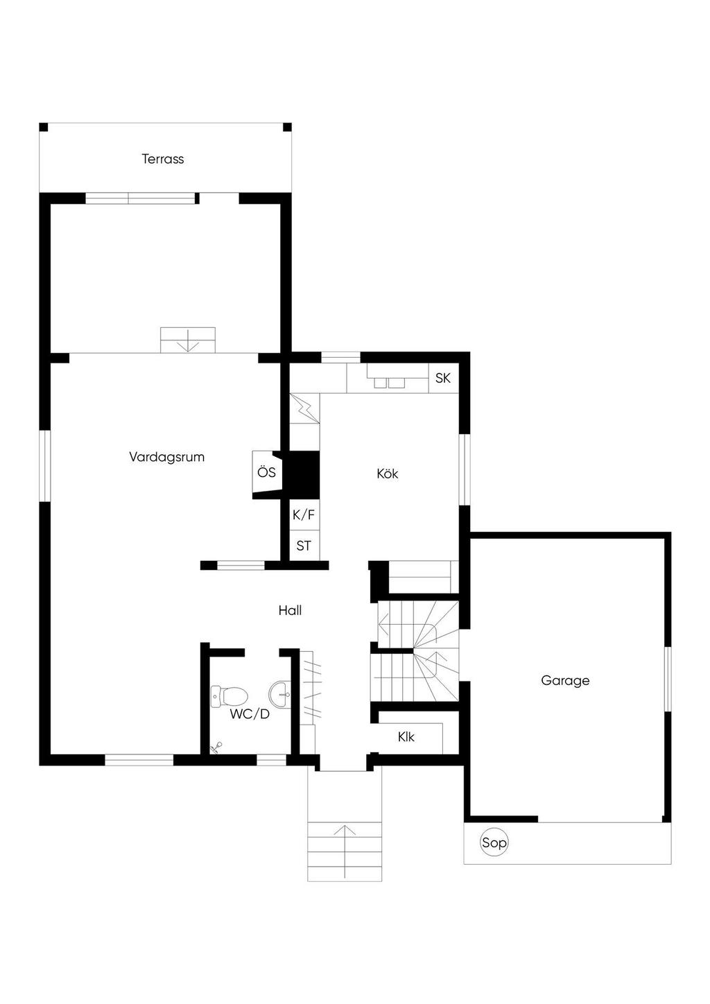 Höjdvägen 11 entréplan