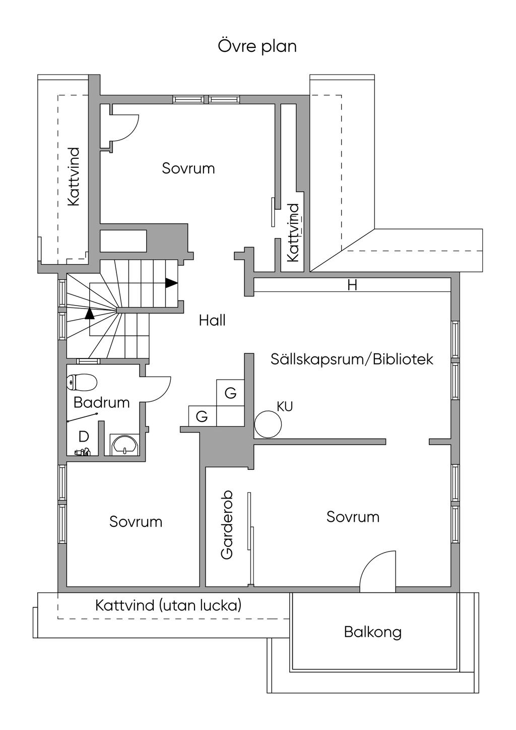 Planskiss 2D, Övre Plan
